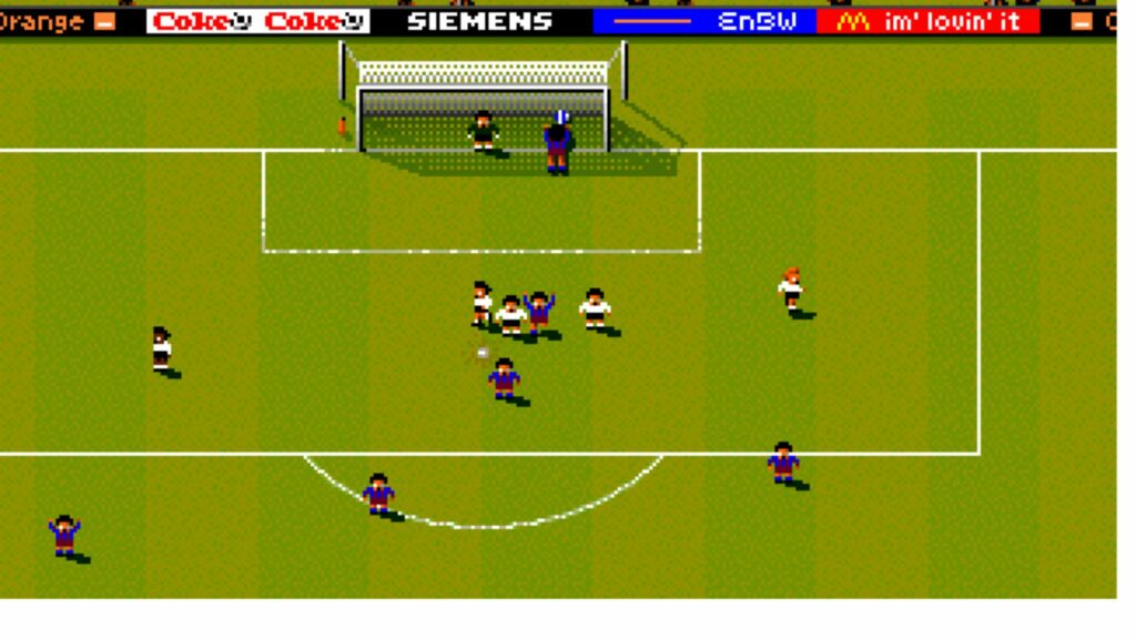 a video game of Sensible World of Soccer 1994